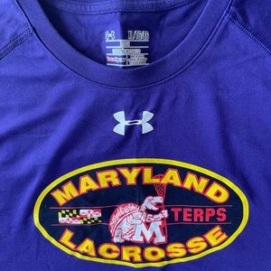 University of Maryland Lacrosse Shooting Shirt “Maria Young”, game worn Purple